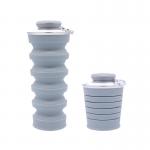 OEM ODM Available 500ML Silicone Foldable Water Bottle for sale
