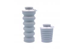 China OEM ODM Available 500ML Silicone Foldable Water Bottle supplier