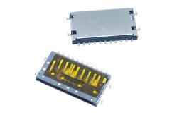 China Reverse Socket SD Card Connector , Female Smart Card Socket supplier