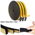 30 Feet UPVC Door Weather Seal Neoprene CR Foam Tape Weather Stripping for sale