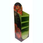 Supermarket Cardboard Product Display Stand Canned Food Carton Display Stands Christmas for sale