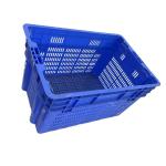 600*400mm Vegetable Plastic Crates Stackable 2000g Sturdy Bottom Base for sale