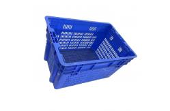 China 600*400mm Vegetable Plastic Crates Stackable 2000g Sturdy Bottom Base supplier
