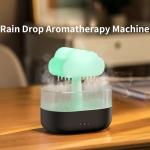 HOMEFISH Rain Drop Aromatherapy Machine With Colorful Gradient Atmosphere Light for Stress Relieving for sale