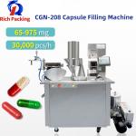 Semi Automatic Capsule Filling Machine for Pellet Granule Long Life for sale