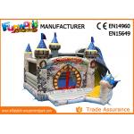 0.55mm PVC Tarpaulin Dragon Bouncer House With Slide / Inflatable Bouncer Castle for sale