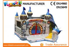 China 0.55mm PVC Tarpaulin Dragon Bouncer House With Slide / Inflatable Bouncer Castle supplier