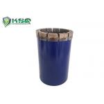 Blue Color PDC Drill Bit / Hard Rock Stone Drill Bit High Hardness Alloy Steel Material for sale