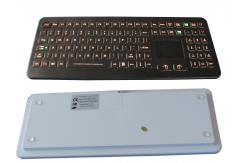 China IP68 waterproof industrial rubber medical keyboard with backlit touchpad supplier