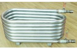 China Customized Titanium Condenser / Heat Exchanger Coil Tube For Cooling The Seawater supplier