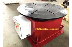 China Horizontal 10T Welding Positioner Turntable With Hand Control Box supplier