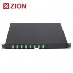 1U 19inch Full Loaded Fixed Rack Mount Fiber Patch Panel for sale