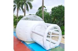 China Fun House Giant Clear Inflatable Bubble Tent Crystal Igloo Dome Transparent supplier