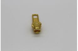 China Small Zipper Slider Replacement Parts , Backpack Leather Double Sided Zipper Slider supplier