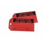 Out Of Service Tag Red Rectangle Indoor 5-3/4*3inch Die Cutting Tag for sale