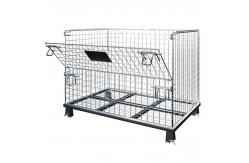 China Hot Dipped Galvanized 3 Layers Stackable 1.5T Collapsible Wire Container supplier