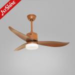 Modern Indoor Plastic Ceiling Fan With Light And Remote Control 6 Speed