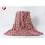 Knitted Decorative cozy Plush Fur Blanket Long Shaggy Soft Fuzzy Microfiber warm For Bed Couch for sale