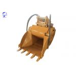 0.74m3 Excavator Attachment Hyd Crushing Bucket Concrete Crusher Bucket for sale