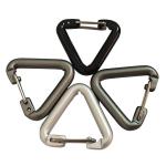 outdoor camping backpack use Aluminum snap Hook triangle shaped style carabinier for sale