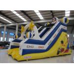 High Slide Mini Inflatable Pool Slide , Waterproof Funny Commercial Slip And Slide