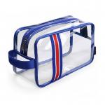 Custom Logo Waterproof Transparent PVC Cosmetic Bag for sale
