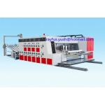 Flexo Printing Slotting Machine Die Cutting Stacking Carton Box Manufacturing for sale