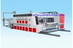 China Flexo Printing Slotting Machine Die Cutting Stacking Carton Box Manufacturing supplier