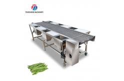 China Fruit And Vegetable Pretreatment Table Vegetable Selection Table Multi Station supplier