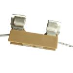 Yellow 250V 5x20 PCB Mount Fuse Holder PTF Fuse Terminal Block