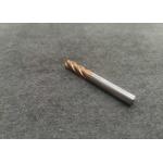 Coated Tungsten Carbide End Mill 4 Flutes Cutting Tools With High Performance for sale