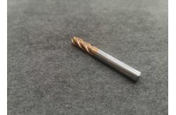 China Coated Tungsten Carbide End Mill 4 Flutes Cutting Tools With High Performance supplier