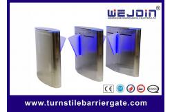 China High Gloss 304 Stainless Steel Flap Barrier Gate 1.5mm ThickWith Infrared Photocell supplier