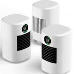 300W Plastic Portable Electric Fan Heater PTC Ceramic Heating 135*135*222mm for sale