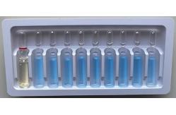 China Eco-friendly PET Vial Tray For 1ml~10ml Water Injection Vials supplier