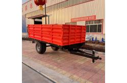 China High Performance Heavy Load Farm Trailer Hydraulic Dump With 2-6 Tire supplier