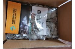China Plastic Cover Insulation Dome Cap Clips with Self Locking Washer supplier