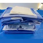 Disposable Sterile medical gynecology drape gynecology surgical pack kit for sale