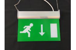 China 3 Hours Operation Rechargeable LED Double Side Emergency Exit Sign supplier