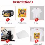 Smooth 80gsm Sublimation Heat Transfer Paper For T Shirt