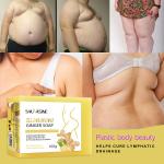 Organic Turmeric Ginger Soap Weight Loss Handmade Hand Bath Slimming Soap for sale