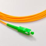 Jumper Yellow Fiber Optical Patch Cord SC/LC/ST UPC Polish Singlemode for sale