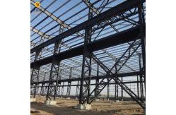 China Customized Steel Structure Warehouse With PVC Steel Windows And Sandwich Panel Wall Panel supplier