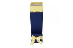 China Straight Stand Up Perfume Packaging Box With Ribbon Compressed Cardboard supplier