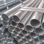 Hot Dip Galvanized Steel Pipe Low Carbon Alloy Hollow GI Square Round 0.6mm for sale