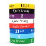 20cm-25cm Length Customized Silicone Bracelet for Basketball Ball-Game Star Promotion