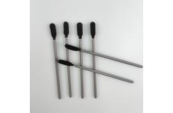 China Rigid PP Cleanroom Lint Free Sponge Cleaning Stick Black 3.6 supplier