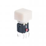 Mini SPST Illuminated Push Button Switch IP40 With Cube Cap for sale