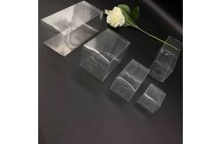 China Hot Selling  PET Packing Box Custom Clear Transparent Folding Square Box supplier