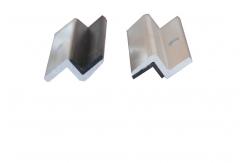 China Steel Polished Solar Roof Mounting Systems , T66 Solar End Clamp supplier